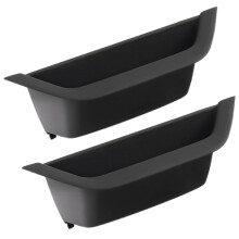 2X Car Auto Interior Inner Door Handle Pull Trim Compatible for- F25 F26 X3 X4 2011-2017, Front Left Side,Black