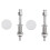 2X 86mm Suction Cup Bracket Hexagonal Bushing Thread Vacuum Cup Liquid Level Compensator Injection Molding Machine Parts 1