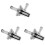 3Pcs Universal Motorcycle Right Angle Inline Fuel Filter 1/4 Inch 6mm Hose Lines for 1