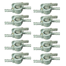 10pcs 1/4 Inch Inline Oil Gas Fuel Tank Tap Filter Petcock PIT PRO Quad Dirt Bike