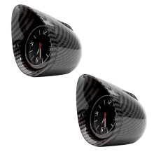 2X Elektronisches Auto SUV Interieur Armaturenbrett Uhr Konsole Dekor Hintergrundbeleuchtung Auto ZubehöR
