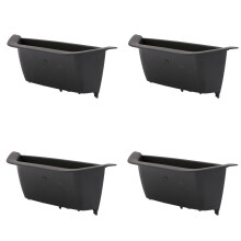 4X Car Auto Interior Inner Door Handle Pull Trim Compatible for- F25 F26 X3 X4 2011-2017, Front Left Side,Black