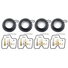 4X Motocycle Accessories Plunger Diaphragm Float Carburetor Repair Kit for CB400 CBR400