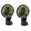 2X Universele Grote Wind Drie Snelheidsregeling USB Auto Ventilator USB Auto Ventilator Zuignap 1