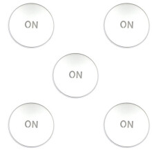 5X Garniture de Couvercle de Bouton de Commutation Multimédia de Volume de Console de Voiture pour W204 C180 E260