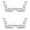 12X for   C E GLK GL ML Car  Adjust Button  Cover Decorative Sticker Trim Accessories 1