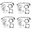 8X per  Dual Vanos Kit di Riparazione Guarnizioni O-Ring E36 E39 E46 E53 E60 E83 E85 M52Tu M54 M56 1