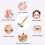Terahertz-Steinroller - Gesichtsmassage, 111x43x18mm 7