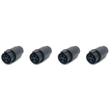 4X EVSE EV Adaptor 32A J1772 Type 1 to Type 2 Plug EV Adapter, Electric Cars Vehicle Charger Charging Connector