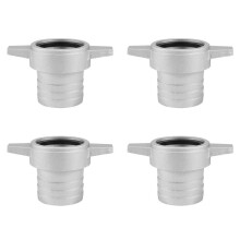 4X Water Pumps Fittings 2 Inch Aluminum Pipe Connecting Wrench with Rubber Gasket Pump Connector Pipe Fitting
