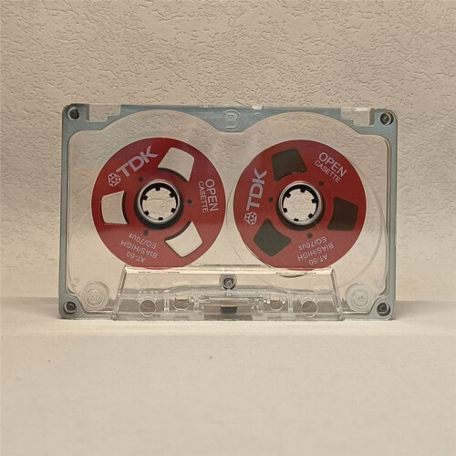55 Minute Blank Tape Disk Double-Sided Metal Small Open Disk Blank Cassette Tape Tape Disk, C 2