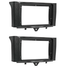 2X 2 Din Car Radio Fascia for Fortwo 11-15 DVD Stereo Frame Plate Adapter Mounting Dash Installation Bezel