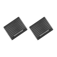 2X Center Console Cover Water Cup Holder Sliding Roller Blind Car Accessories for - X5 F15 X6 F16 51169251973