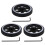 3Pcs 200X6mm Industrial Aluminum Rubber Measuring Rotary Encoder Meter Wheel 1
