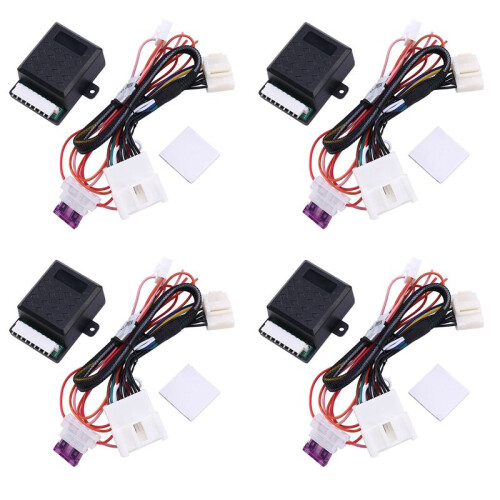 4X Car Side Mirrors Folder Fold and Spread Automatically Kit for  RAV4(2020) LHD+ Plug and
