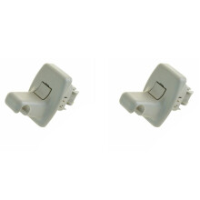2X Sun Visor Retainer Clip Passenger or Driver Side 25840046 for 2003-2014 Express Savana Van Gray