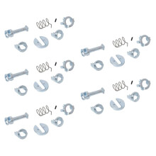 5X Car Front Left & Right Door Lock Cylinder Repair Kit Replacement 51217035421 For- X3 E83 X5 E53