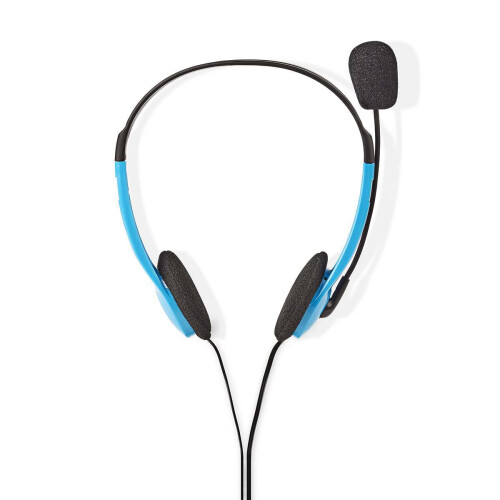 Auricolare PC | On-ear | Stereo | 2x 3,5 mm | Microfono pieghevole | Blu 2
