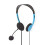Auricolare PC | On-ear | Stereo | 2x 3,5 mm | Microfono pieghevole | Blu 6
