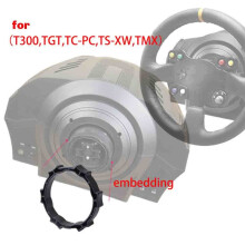 Quick Release Adapter Ring for Sim Racing Steering Wheel T300RS/ T500 TGT TS-PC TSXW TMX Car Black