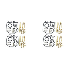 for  Hawk 400 CB400T CB400 N 1980-81 Carburetor Repair Carb Rebuild Kit 4 Sets