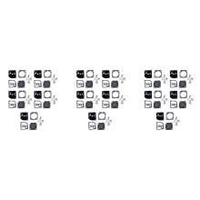 15 Set Carburetor Repair Kit Trimmer Parts RB-100 Gasket Diaphragm for HS45 FS55 FS38 BG45 MM55 4137 Zama C1Q