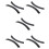 10Pcs Car Front  Side Vent Sticker Cover EVO Style for  Lancer 2008-2015 1