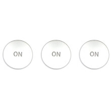 3X Car Console Volume Multimedia  Button Cover Trim for  W204 C180 E260 ML350 GLK200 Interior Accessories