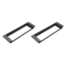 2X 1 Din Car Stereo Radio Fascia Panel Plate Frame Adapter for A4 B6 2000-2006 Car Interior Trim