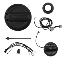 Black Electric Fuel Tank Cover Fuel Tank Cap Cover Accessories for   JL 2018-2022