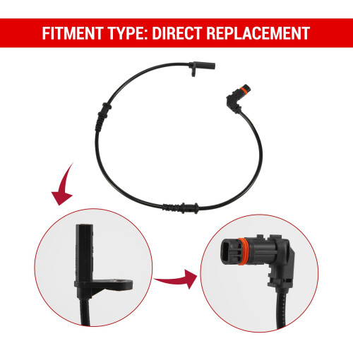 ABS Wheel Speed Sensor Front Left / Right for   C200 C230 SLK 2001-11 A2035400417 2