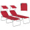 Outsunny Outsunny Foldable Sun Lounger Set of 2, 4 Level Adjustable Backrest 2