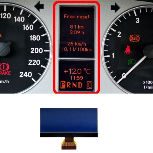 Car Instrument Cluster LCD Display for   A B Class W169 W245 2004-2012 Speedometer Dashboard Screen 1