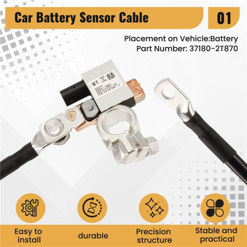 Car Battery Negative Sensor Cable for  Optima 2014-2015 Negative Electrode Battery Sensor 37180-2T870 371802T870 1