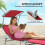 Outsunny Outsunny Foldable Sun Lounger Set of 2, 4 Level Adjustable Backrest 6