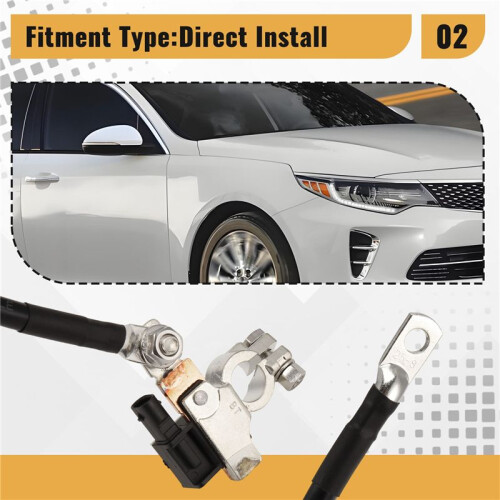 Car Battery Negative Sensor Cable for  Optima 2014-2015 Negative Electrode Battery Sensor 37180-2T870 371802T870 2