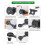 DEEMOUNT Bicycle Stem Computer Extension Stand Holder for  SL7/SL8 Camera Mount Bracket for  Adaptors Wahoo 2