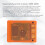Carte mémoire pour console V1.966 8 Mo orange transparente 5