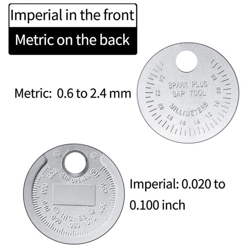 2X Outil de Mesure de L'Espace de la Bougie D'Allumage Gapper Gauge 1