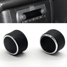 4 Pc Rear Radio Audio Volume Control Knob Dial Tuner for 07-13 Chevy Tahoe  Silverado  Acadia Sierra