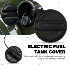 Black Electric Fuel Tank Cover Fuel Tank Cap Cover Accessories for JL 2018-2022