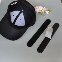100 Pieces Disposable Cap Liner Moisture Wicking Sweatband Visor Hat Adhesive Sweat Absorbing Strips Patch Tape,Black