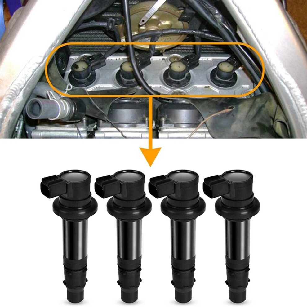 8Pcs Ignition Coil F6t558 F6t560 For Yzf R1 R6 R6s Vmx V Max 2002-2017 5Vy-82310-00-00 5Vy823100000 6031035692353