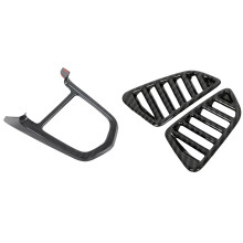 Air Conditioning Outlet Vent Frame Cover with Center Console Gear Shift Panel Frame Trim,for Navara NP300 16-20