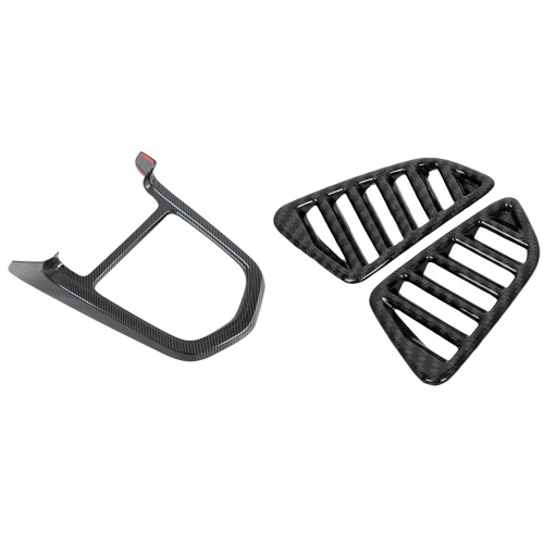 Air Conditioning Outlet Vent Frame Cover with Center Console Gear Shift Panel Frame Trim,for  Navara NP300 16-20