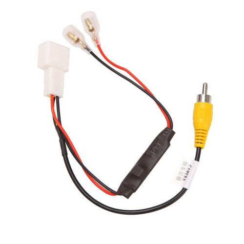 6X 4 Pin Car Reverse Camera Retention Wiring Harness Cable Plug Adapter Connector Fit for
