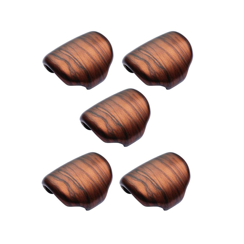 5X Abs Wood Gear Lever Shift Knob Cover Trim For Cr-V Crv 2017-2020 Peach/Grain 6032760071727
