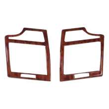 For Camry 2006-2011 4PCS Wood ABS Car Front Side Air Conditioning Vent Cover Trim Car Styling Accessories