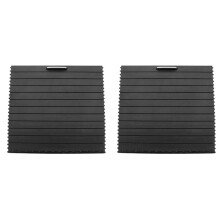 2X Center Console Shutters Cup Holder Slide Roller Blind Cover for Ml/Gl/Gle/Gls Class W166 W292 12-18