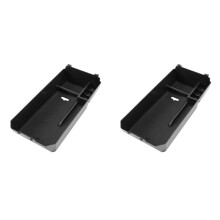 2X Centre Console Organizer Tray for W205 C Class W253 GLC Class 2015-2020, Console Armrest Storage Box